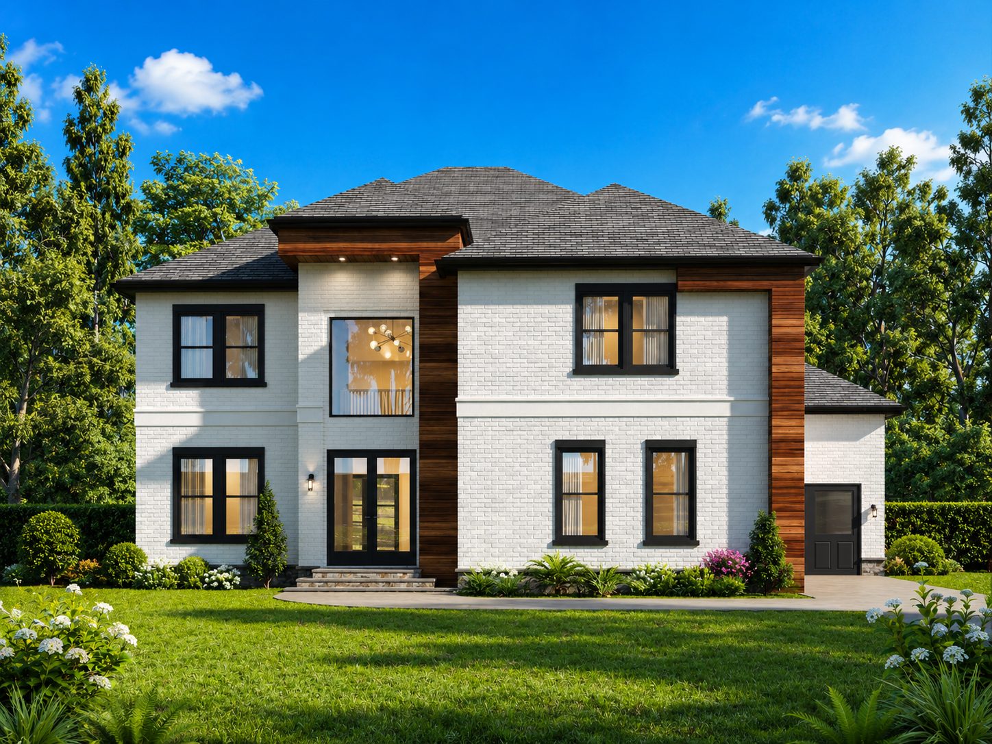 Completed project — the Lot 18 model home